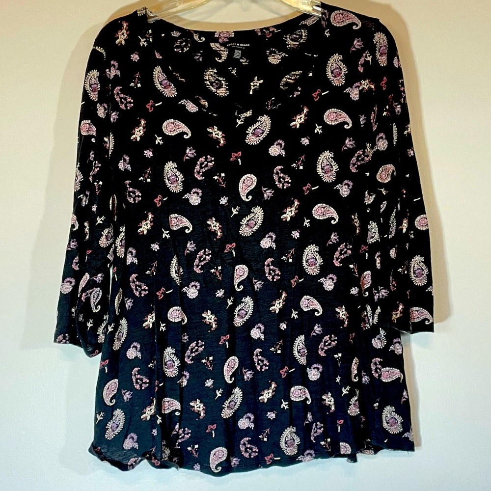 Lucky Brand Paisley Teeβ